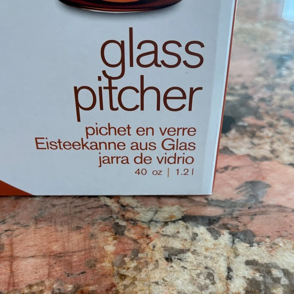 Adagio Glass Pitcher with Handle